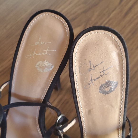 RELISTEDVS Colin Stuart strappy & sexy black heels - Picture 6 of 7